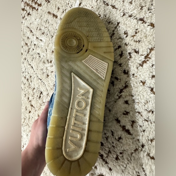 Men’s Louis Vuitton trainers low denim sneaker - Picture 7 of 11